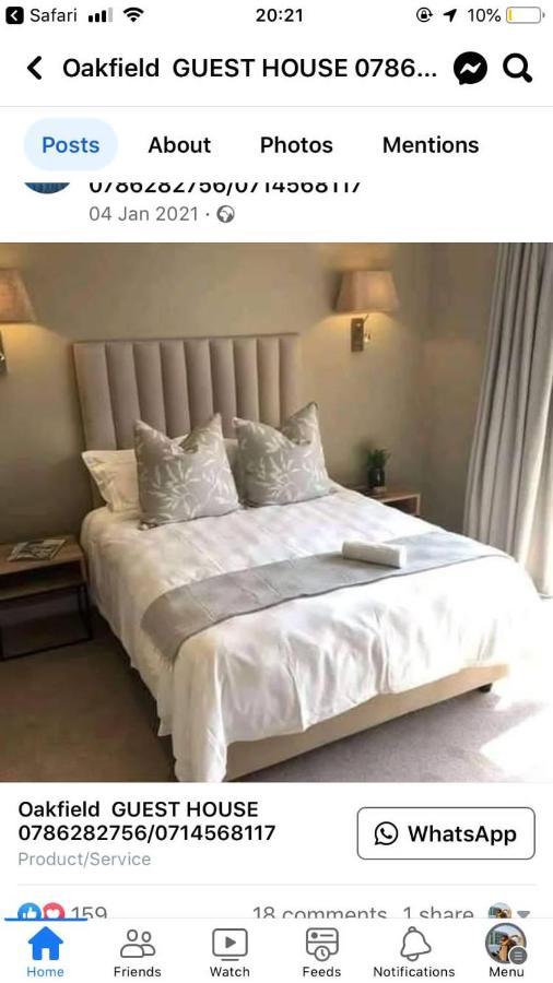 Oakfield Lounge Hotel Benoni Eksteriør billede